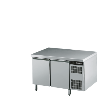 Bäckerei-Kühltisch EN4060, 2 Türen, mit Tischpl. allseits ab, Steckerfertig
