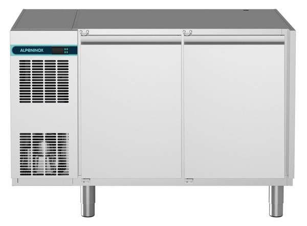 Tiefkühltisch CLM-TK 700 2-7001, ALPENINOX, steckerfertig, 2 Türen,