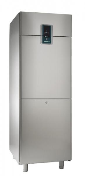 Gewerbetiefkühlschrank TKU 702-2 Premium, ALPENINOX, für GN 2/1, mit 2 halben Türen